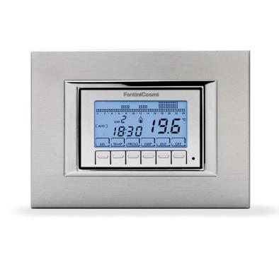 C804 Touchscreen daily/weekly programmable thermostat - FantiniCosmi