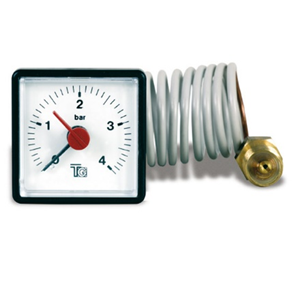 343-340 Pressure gauge with square dial