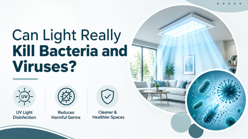 can light really kill bacteria